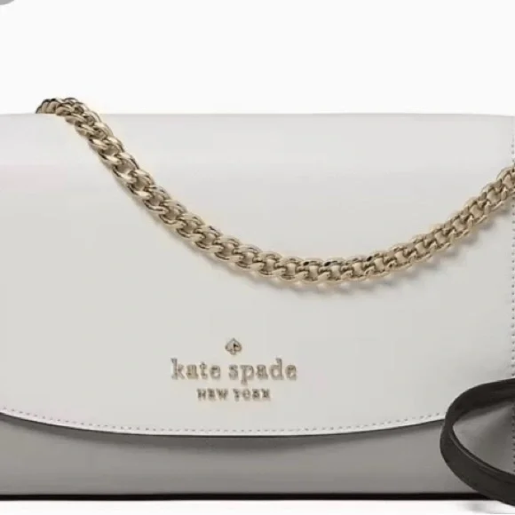 New York Carson Crossbody Handbag Med Nimbus Grey by Kate Spade - Picture 3 of 7